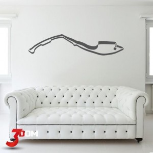 Monaco wall sticker