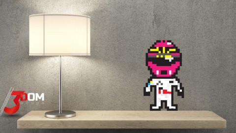 Pixel Art Wall Stickers – F1