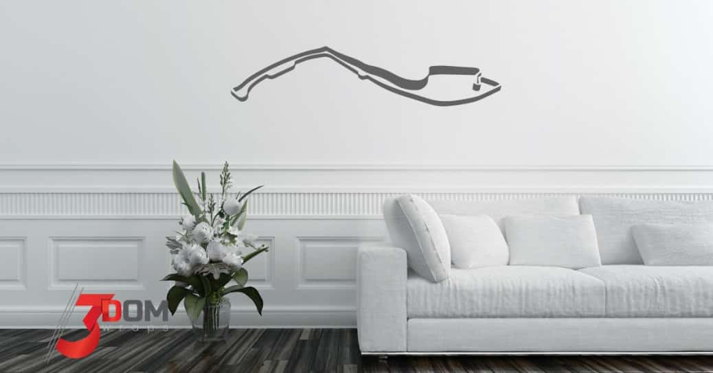 Monaco F1 Wall Stickers