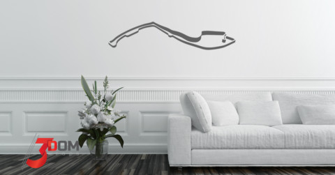 Wall Vinyl F1 Race Tracks