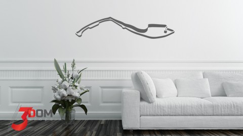 Wall Vinyl F1 Race Tracks