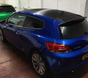 Volkswagen rear window tinting