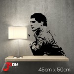 Legends Wall Art Decal - Ayrton Senna Thinking | 3Dom Wraps