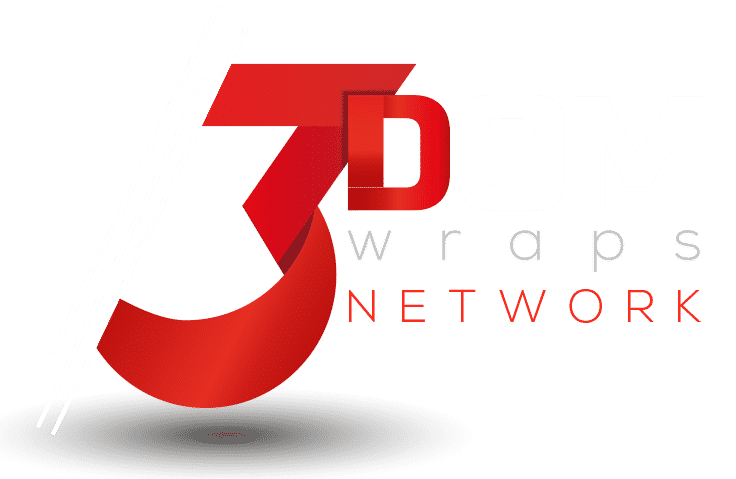 3Dom Wraps Logo Dark N