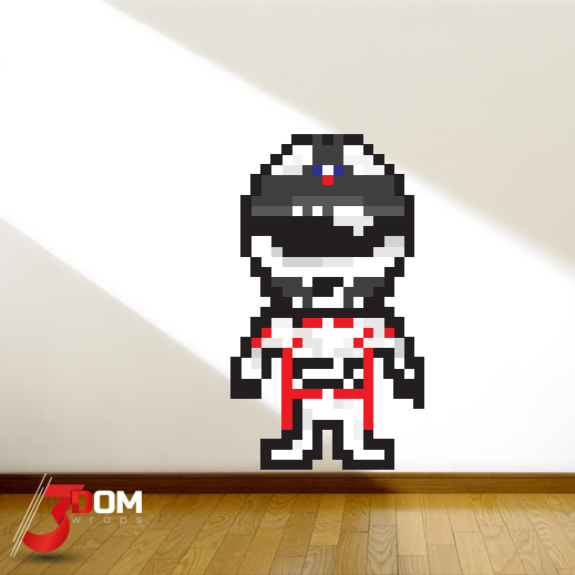 Pixel Art Wall Art Decal - Chilton F1 | 3Dom Wraps