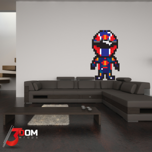 Pixel Art Wall Art Decal - Kyvat F1 | 3Dom Wraps