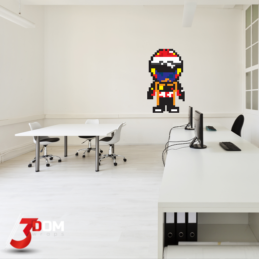 Pixel Art Wall Art Decal - Maldonado F1 | 3Dom Wraps