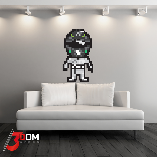 Pixel Art Wall Art Decal - Rosberg F1 | 3Dom Wraps