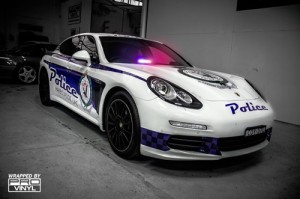 Police Car Wrap