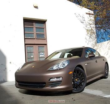 Porsche Panamera Satin Bronze Wrap