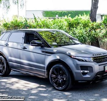 Range Rover Evoque Matte Grey Full Vinyl Wrap