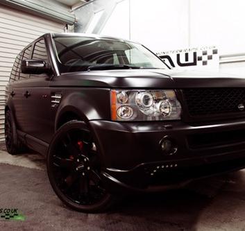 Range Rover Sport Satin Black Wrap