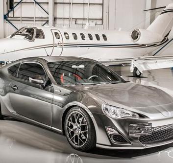 Toyota GT86 Black Chrome Wrap