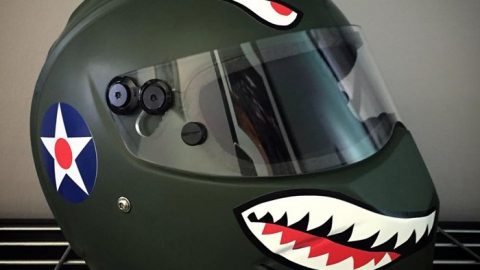 Vinyl wrapping helmets examples