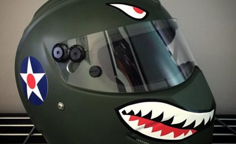 Vinyl wrapping helmets examples