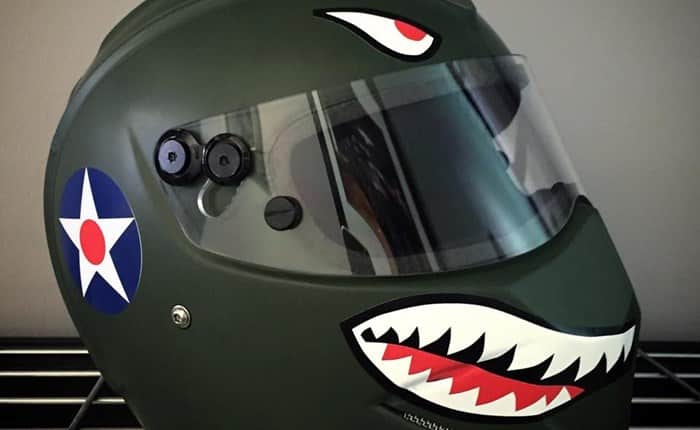 Matte Vinyl wrapping helmets examples