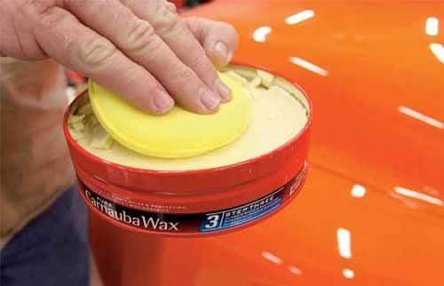 carnauba car waxing