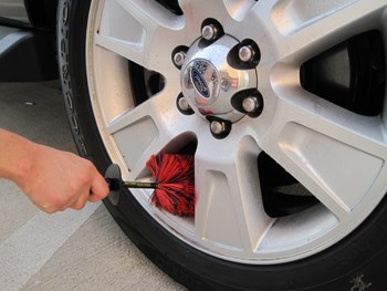 brush alloy wheels