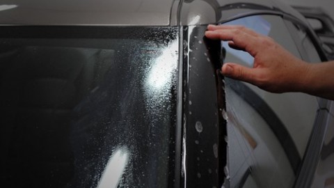 Paint protection film application process