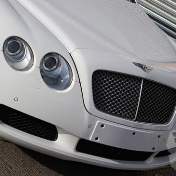 White Bentley Continental GT Gloss Car Wrap