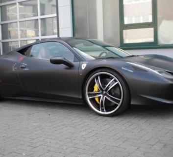 Ferrari 458 Matte Car Wrapping