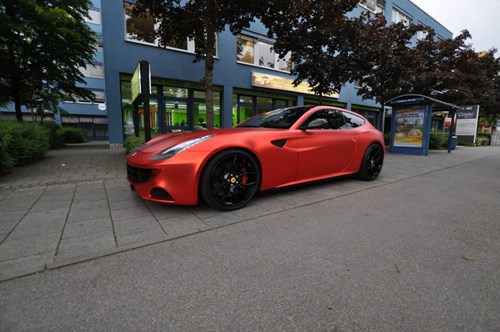 Matte Grey Ferrari Wrap – Custom Vehicle Wraps