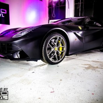 Ferrari F12 Berlinetta Satin Car Wrapping