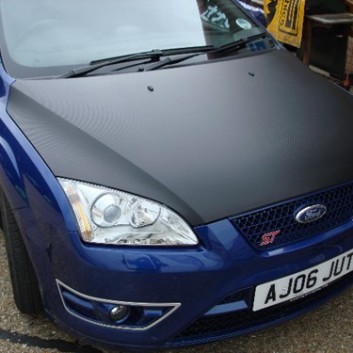 Ford Focus ST Carbon Fibre Vinyl Bonnet Wrap