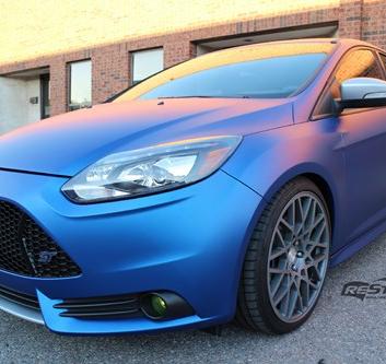 Ford Focus ST Matte Metallic Vinyl Wrap