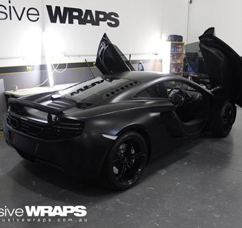 McLaren MP4-12C Satin Car Wrapping