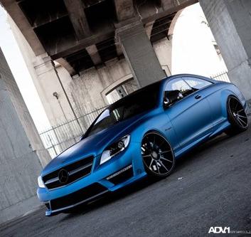 Mercedes CL65 AMG Matte Metallic Car Wrapping