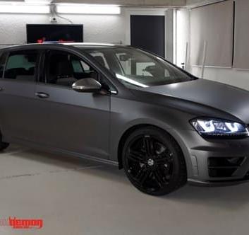 VW Golf Matte Grey Wrap