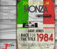 Classic Motorsport customisable sign art – Monza