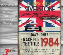 Classic Motorsport customisable sign art – Silverstone