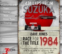 Classic Motorsport customisable sign art – Suzuka