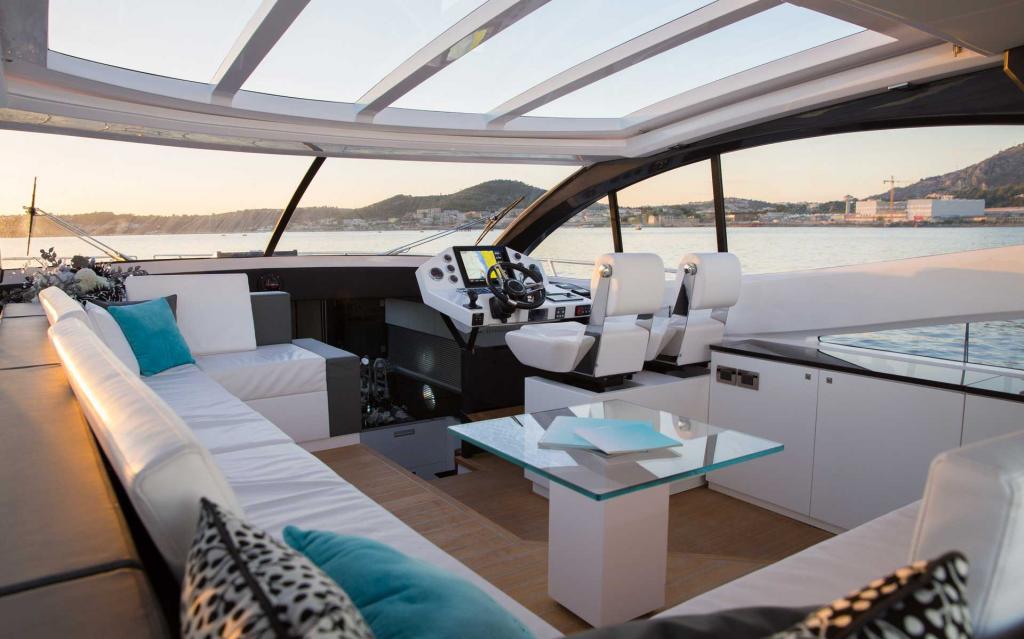 Yacht interior wrap